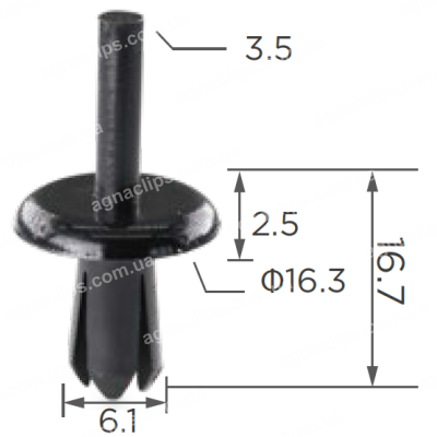 C 216 Кліпса Volvo Mercedes A0009904529 1268176