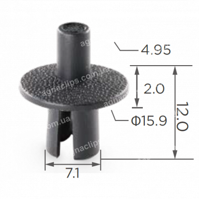 C 373 Кліпса внутрішньої обшивки