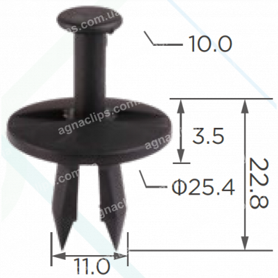 C 434 Кліпса Daewoo GM Buick Cadillac Chevrolet GMC Pontiac Oldsmobile 05973400