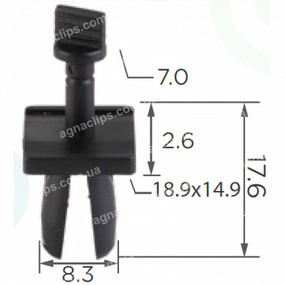 C 469 Кліпса GM Chevrolet Pontiac 14032200