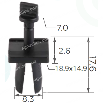 C 469 Кліпса GM Chevrolet Pontiac 14032200
