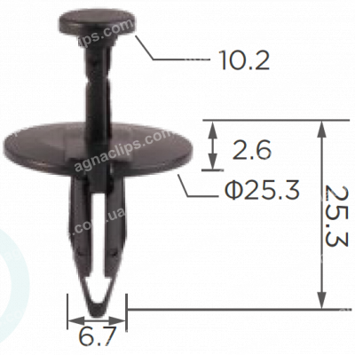 C 475 Кліпса GM Pontiac Oldsmobile GMC Chevrolet Cadillac Buick Ford W704340S300 N802781S