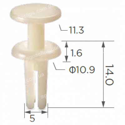 C 511 Кліпса розпірна