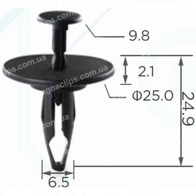 C 533 Кліпса GM Chevrolet Pontiac 14101262
