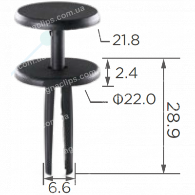 C 595 Кліпса Chrysler Jeep 6503106