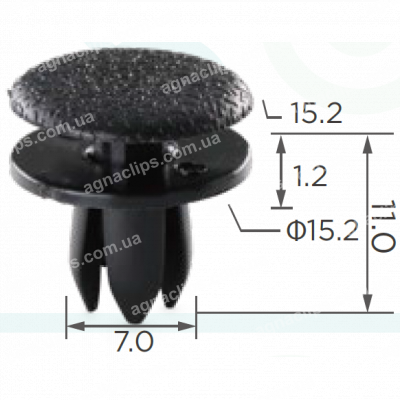 C 618 Кліпса Toyota Lexus 9046707059B1 904670705922