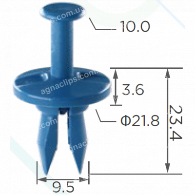 C 676 Кліпса GM Daewoo 05973823