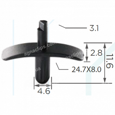 C 692 Кліпса Volvo 91330738