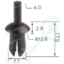 C 883 Кліпса VW Seat Mercedes Opel N10032301 A0009903792 1104881