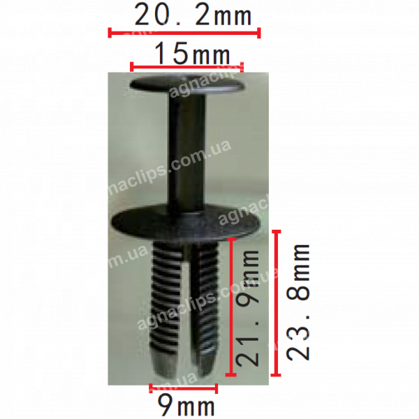 C 1533 Кліпса BMW 51127004445