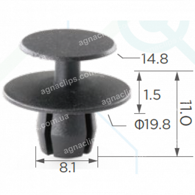 C 1580 Кліпса Mercedes Peugeot Citroen BMW 781324 51481938725 1239900292