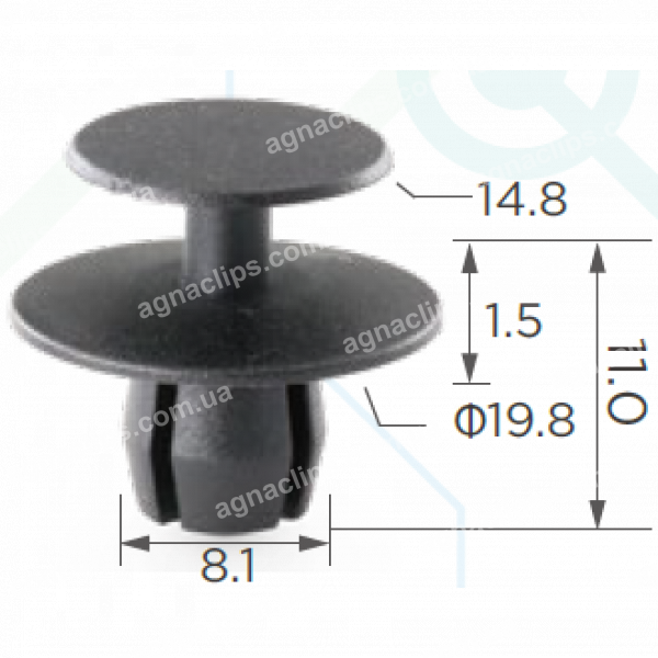 C 1580 Кліпса Mercedes Peugeot Citroen BMW 781324 51481938725 1239900292