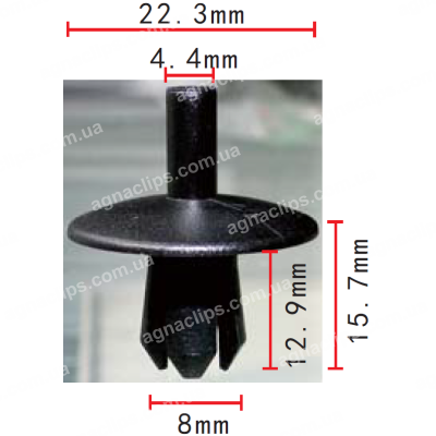 C 1582 Кліпса Audi BMW Renault Seat Skoda VW Ford 7703072502 N90229301