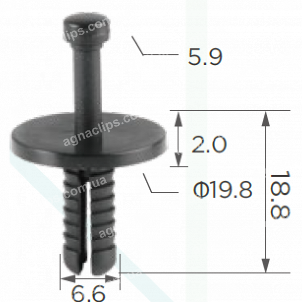 C 1585 Кліпса BMW 51471919209 51481884779