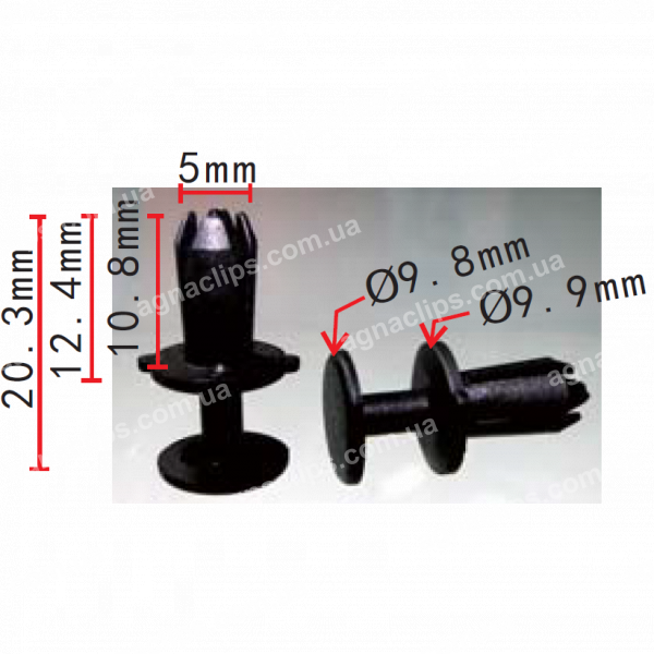 C 1707 Кліпса VW Audi Skoda Seat N90536901