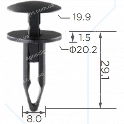 C 71 Кліпса GM 21095797