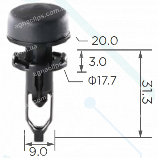 Відбійник Toyota Lexus 5338468010 капота