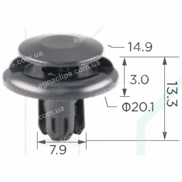 C 83 Кліпса Mazda Acura Honda Mitsubishi 91512SX0003 91501S04003 MU000319