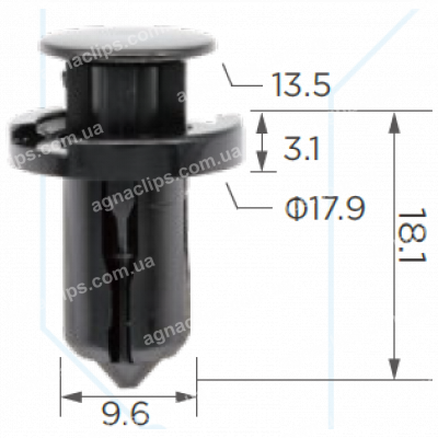 C 89 Кліпса Infiniti Nissan Subaru 0155309241 57728AC090