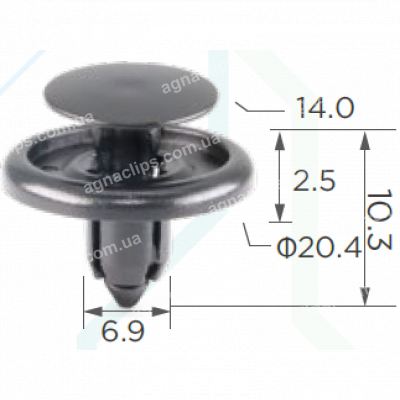 C 90 Кліпса Mazda Lexus Toyota 9046707166