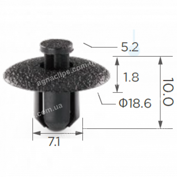 C 97 Кліпса Lexus Toyota 9046707117