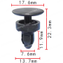 C 107 Кліпса Honda Acura 91508SR3000 91508-SR3-000