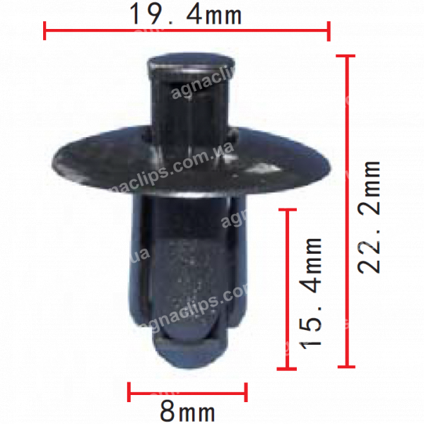 C 118 Кліпса Nissan Infiniti 0155306721