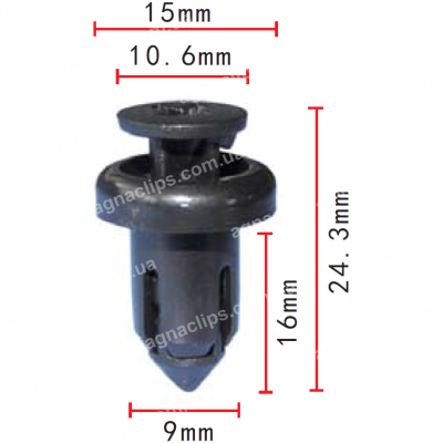 C 145 Кліпса Toyota 9046709145B0 9046709145 9046709145C0