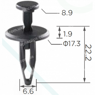 C 193 Кліпса Chrysler GM Eagle Dodge 10134407 6501925