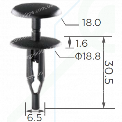 C 195 Кліпса GM Cadillac 3540858