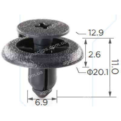 C 276 Кліпса Subaru Lexus Mitsubishi Toyota 9046707121B2 909130051