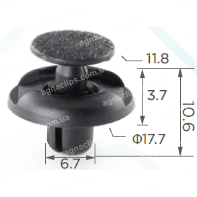 C 337 Кліпса Lexus Toyota 5387960010