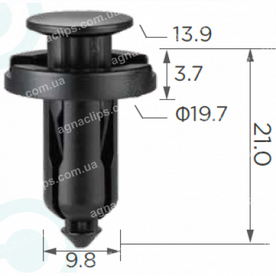 C 354 Кліпса Subaru Acura Honda 91503SZ5003