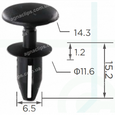 C 542 Кліпса GM Chevrolet Saturn 21047094