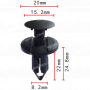 C 568 Кліпса VW Audi Seat Renault Opel Ford Chrysler Jeep Plymouth Dodge 8E0825267 1039463 N807389S W704433S300 7701049271 21030249 4803228