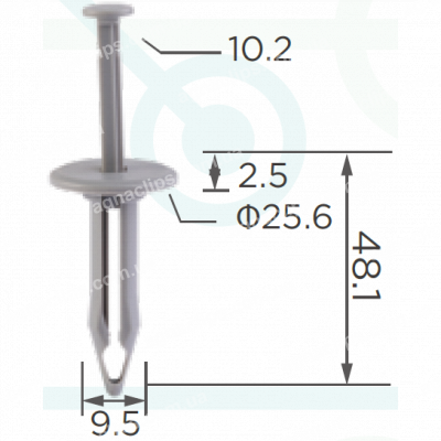C 594 Кліпса GM Chevrolet GMC Oldsmobile 15959832