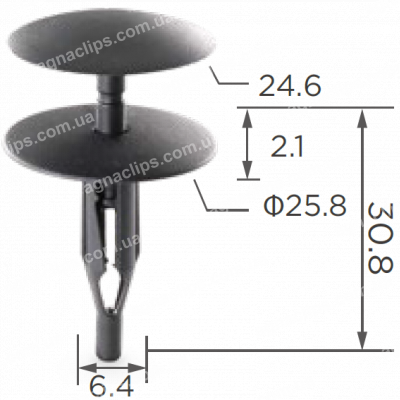 C 602 Кліпса Jeep Chrysler 6503453 3538874