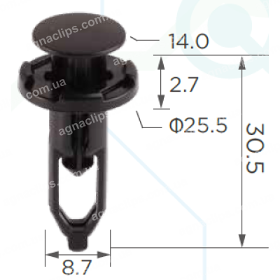 C 611 Кліпса Lexus Toyota Scion 5216116010 5216102020 5216144010O 521610K040