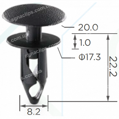 C 657 Кліпса GM GMC Chevrolet Cadillac 15153415