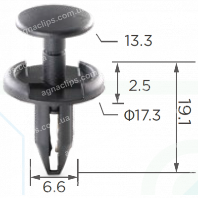 C 659 Кліпса Chrysler GM Jeep Ford Lincoln 6506008AA