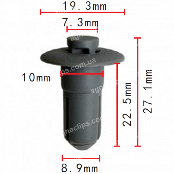 C 684 Кліпса Chrysler Dodge Ford N808791 5GC71RC3AA 5GF92RC3AA