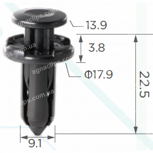 C 686 Кліпса Infiniti Nissan Mitsubishi 638489E001