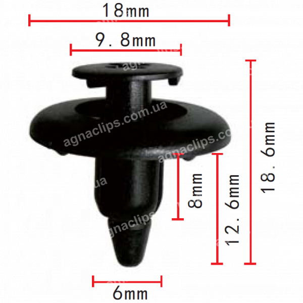 C 824 Кліпса Lexus Toyota 9046706150 9046706150C0