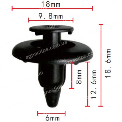 C 824 Кліпса Lexus Toyota 9046706150 9046706150C0