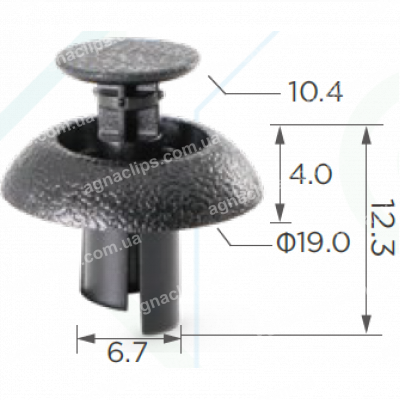 C 899 Кліпса Lexus Toyota 9046707211