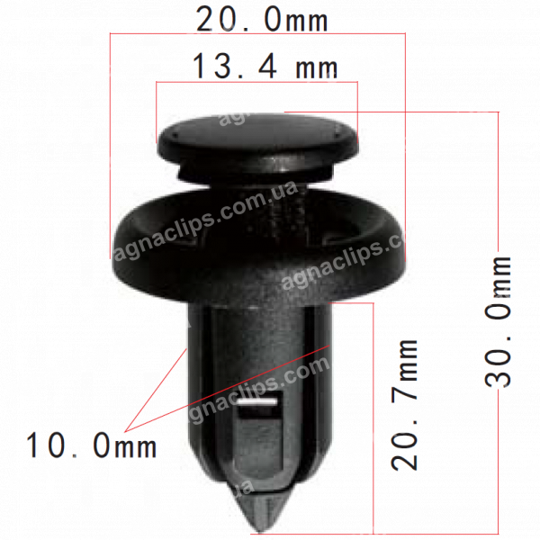 C 1119 Кліпса Honda Nissan 0155309241 91506S9A003