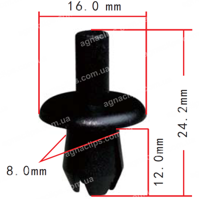 C 1150 Кліпса BMW Citroen Ford Honda Mercedes Opel Peugeot VW Audi 94530507 1719245 1916670 1104880 E844052S A0009902992 090087290 16186729901С N0385491