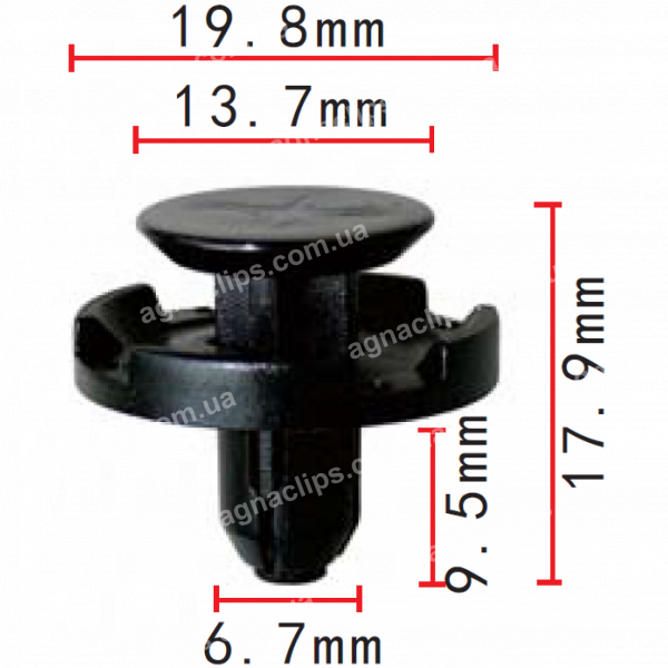 C 1224 Кліпса Toyota Lexus Subaru