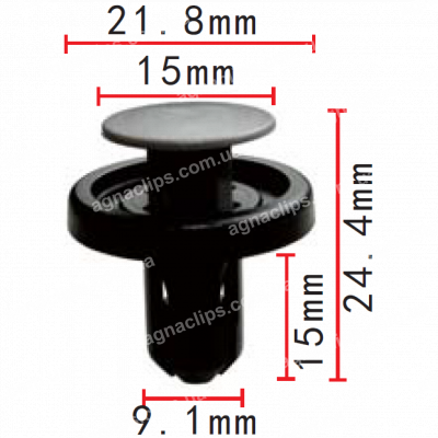 C 1225 Кліпса Toyota Lexus 9046709227
