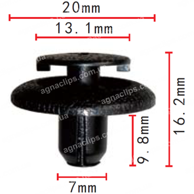 C 1343 Кліпса GM Toyota Lexus Pontiac 9046707168 88970494 88973676